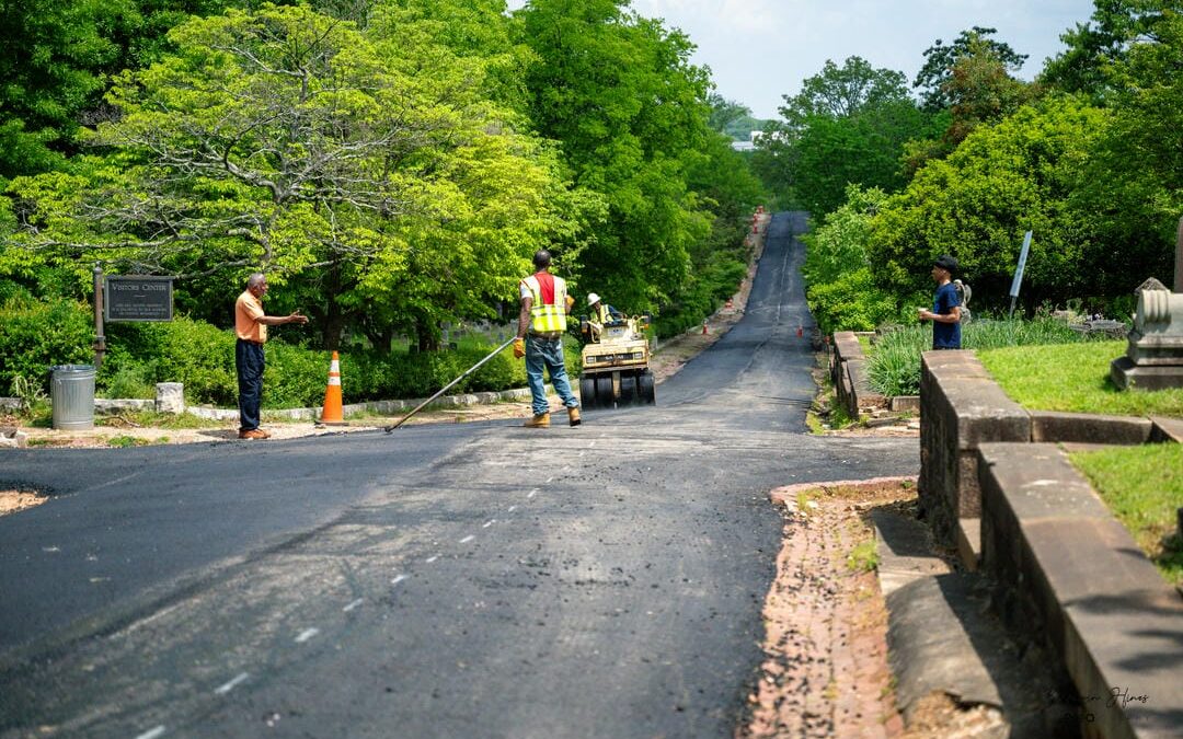 Oakland Cemetery New Asphalt